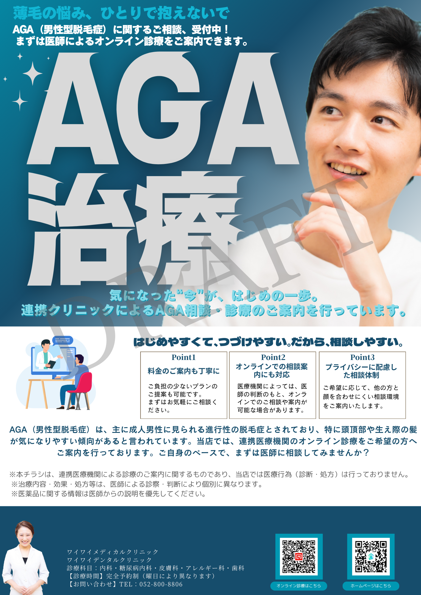ドラフト男性AGA